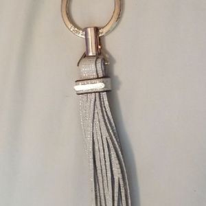 Henri Bendel Pink Tassel Key Fob